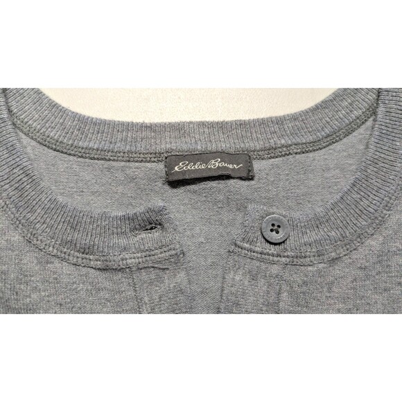 Eddie Bauer Sweater Women's Size 2XL  Gray White Black Striped Cardigan - Picture 5 of 6